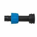 Watts ANKA Series Pipe Adapter, 1-1/4 in, FNPT, Fiberglass Reinforced Nylon, Blue/Black, 230 psi Pressure 88005261